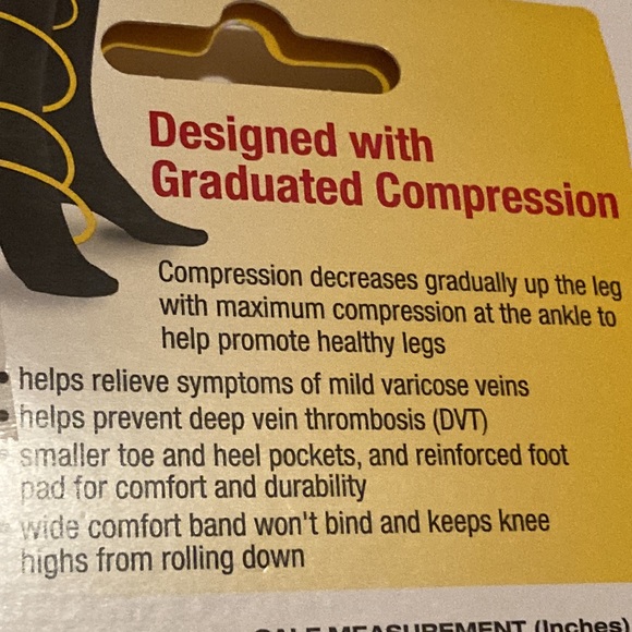 Women’s 3M FUTURO Ultra Sheer Compression Knee Highs for Women One Pair L - Picture 4 of 8